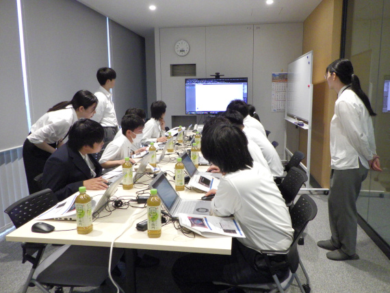 京都府立農芸高校 職場見学会（京都本社）を実施しました。
